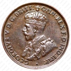 1/2 пенни 1929 [Австралия] - Аверс