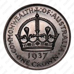 1 крона 1937 [Австралия] - Реверс