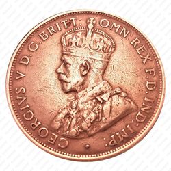 1 пенни 1927 [Австралия] - Аверс