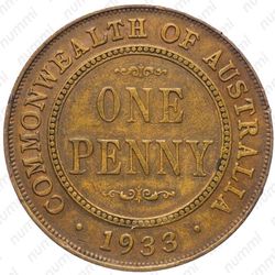 1 пенни 1933 [Австралия] - Реверс