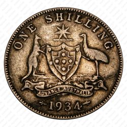 1 шиллинг 1934 [Австралия] - Реверс