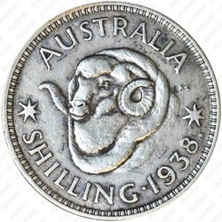 1 шиллинг 1938 [Австралия] - Реверс