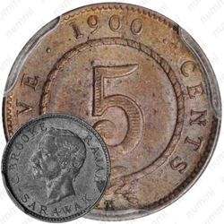 5 центов 1900 [Малайзия]