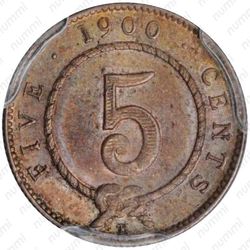 5 центов 1900 [Малайзия] - Реверс