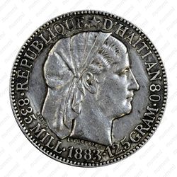 50 сантимов 1883 [Гаити] - Аверс