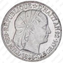 50 сантимов 1895 [Гаити] - Аверс