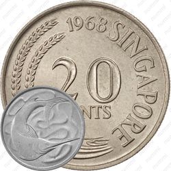 20 центов 1968, рыба-мечь