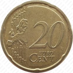 20 евро центов 2007 - Реверс