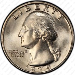 25 центов 1979 - Аверс