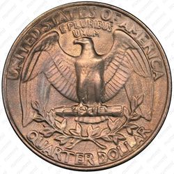 25 центов 1984 - Реверс