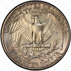 25 центов 1986 - Реверс