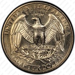 25 центов 1997 - Реверс