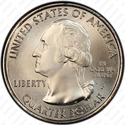 25 центов 2011, парк Геттисберг - Аверс