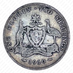 2 шиллинга 1910 [Австралия] - Реверс