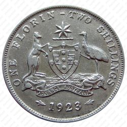 2 шиллинга 1923 [Австралия] - Реверс
