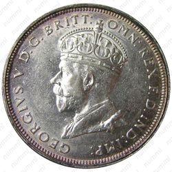 2 шиллинга 1927, Открытие здания парламента в Канберре [Австралия] - Аверс