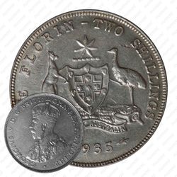 2 шиллинга 1935 [Австралия]
