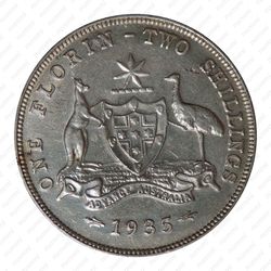2 шиллинга 1935 [Австралия] - Реверс