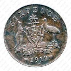 6 пенсов 1919 [Австралия] - Реверс