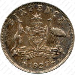 6 пенсов 1927 [Австралия] - Реверс