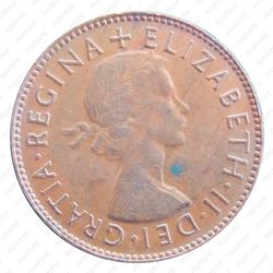 1/2 пенни 1955 [Австралия] - Аверс