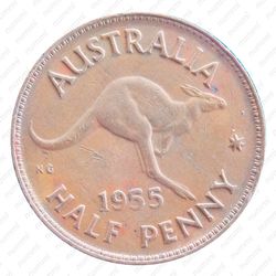 1/2 пенни 1955 [Австралия] - Реверс