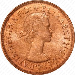 1/2 пенни 1961 [Австралия] - Аверс