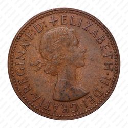 1/2 пенни 1963 [Австралия] - Аверс