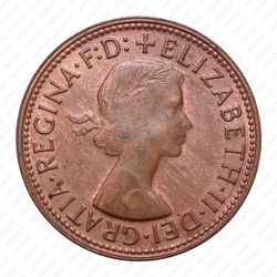 1/2 пенни 1964 [Австралия] - Аверс