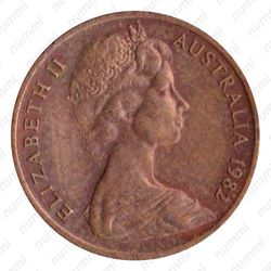 1 цент 1982 [Австралия] - Аверс