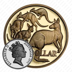 1 доллар 1991 [Австралия] Proof