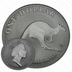 1 доллар 1993, Кенгуру [Австралия]