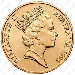 1 доллар 1995, C, Эндрю «Банджо» Патерсон [Австралия] - Аверс