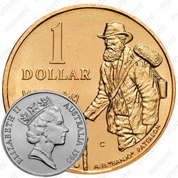 1 доллар 1995, C, Эндрю «Банджо» Патерсон [Австралия]