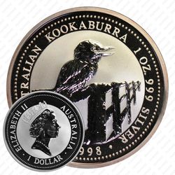 1 доллар 1998, Австралийская Кукабура [Австралия] Proof