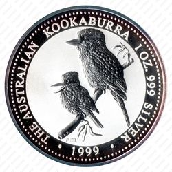 1 доллар 1999, кукабура [Австралия] - Реверс