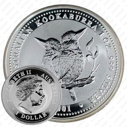 1 доллар 2001, кукабура [Австралия]