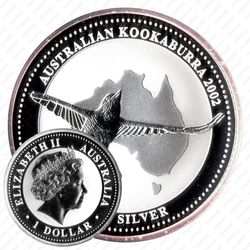 1 доллар 2002, Австралийская Кукабура [Австралия]