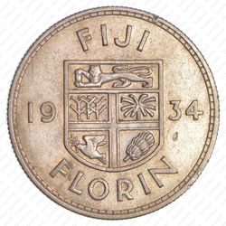 1 флорин 1934 [Австралия] - Реверс