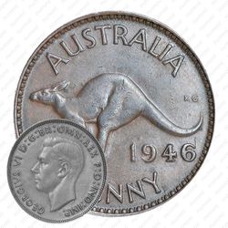 1 пенни 1946 [Австралия]