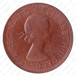 1 пенни 1964, без точки [Австралия] - Аверс