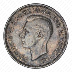 1 шиллинг 1943, S, знак монетного двора [Австралия] - Аверс