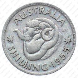 1 шиллинг 1955, Серебро [Австралия] - Реверс