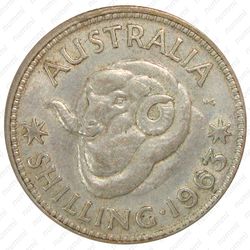1 шиллинг 1963, Серебро [Австралия] - Реверс