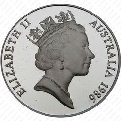 10 долларов 1986, 150 лет Австралии - штат Южная Австралия [Австралия] Proof - Аверс
