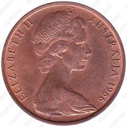 2 цента 1966 [Австралия] - Аверс