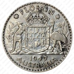 2 шиллинга 1947 [Австралия] - Реверс