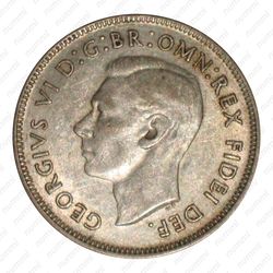 2 шиллинга 1951, 50 лет Федерации [Австралия] - Аверс