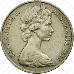 20 центов 1974 [Австралия] - Аверс