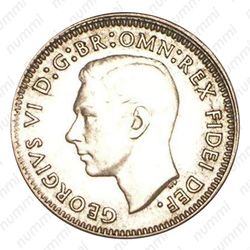 3 пенса 1950, Серебро [Австралия] - Аверс